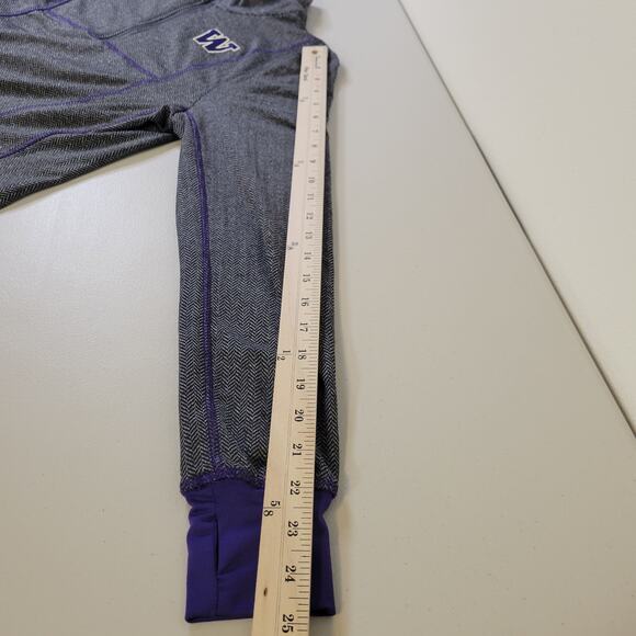 Colosseum Womens Washington Huskies 1/4 Zip Sweatshirt‎ Gray Purple Size Medium - Picture 4 of 8